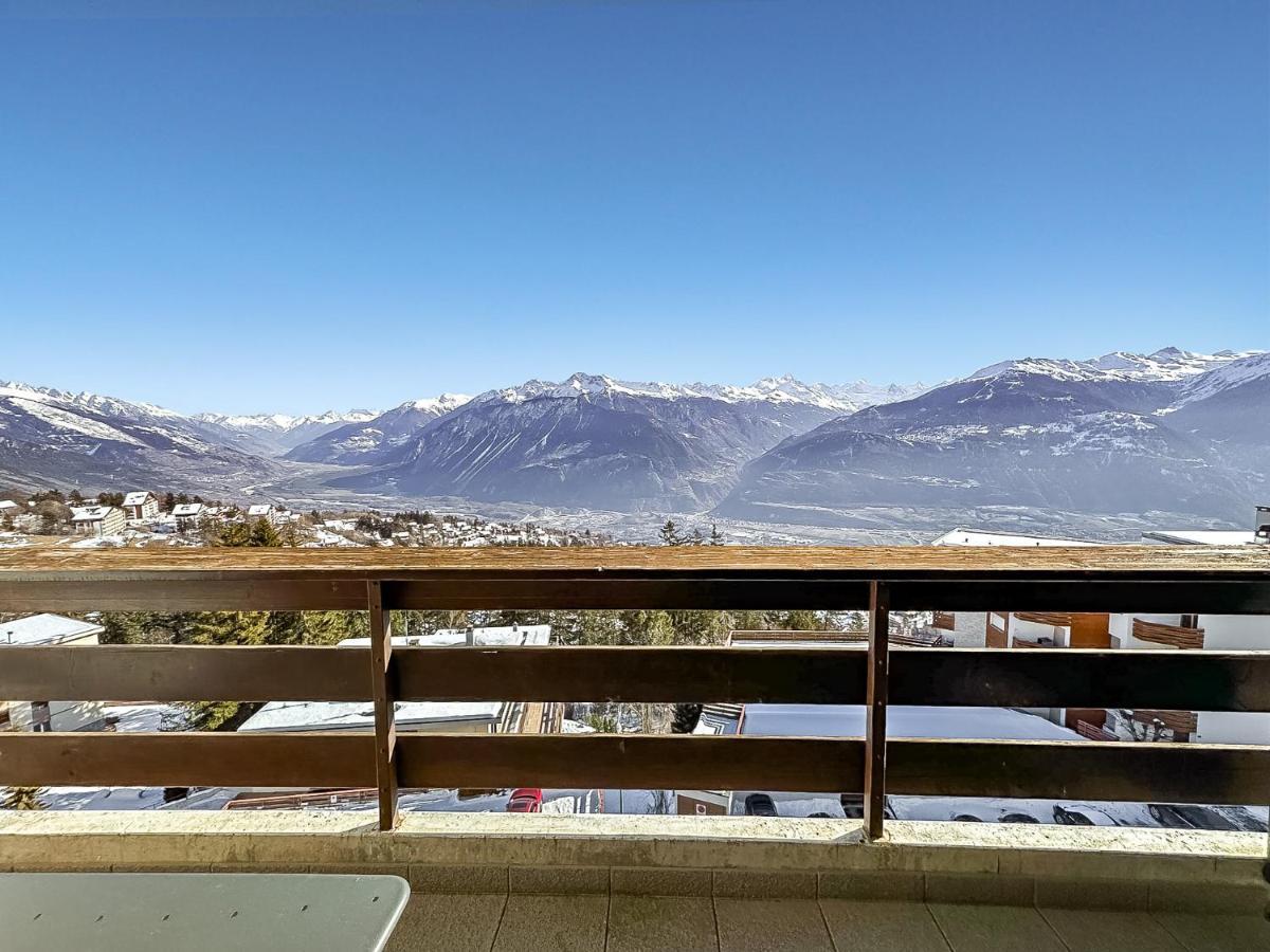 Pied-A-Terre In Crans-Montana, Pool And View - Swiss Alps公寓 外观 照片