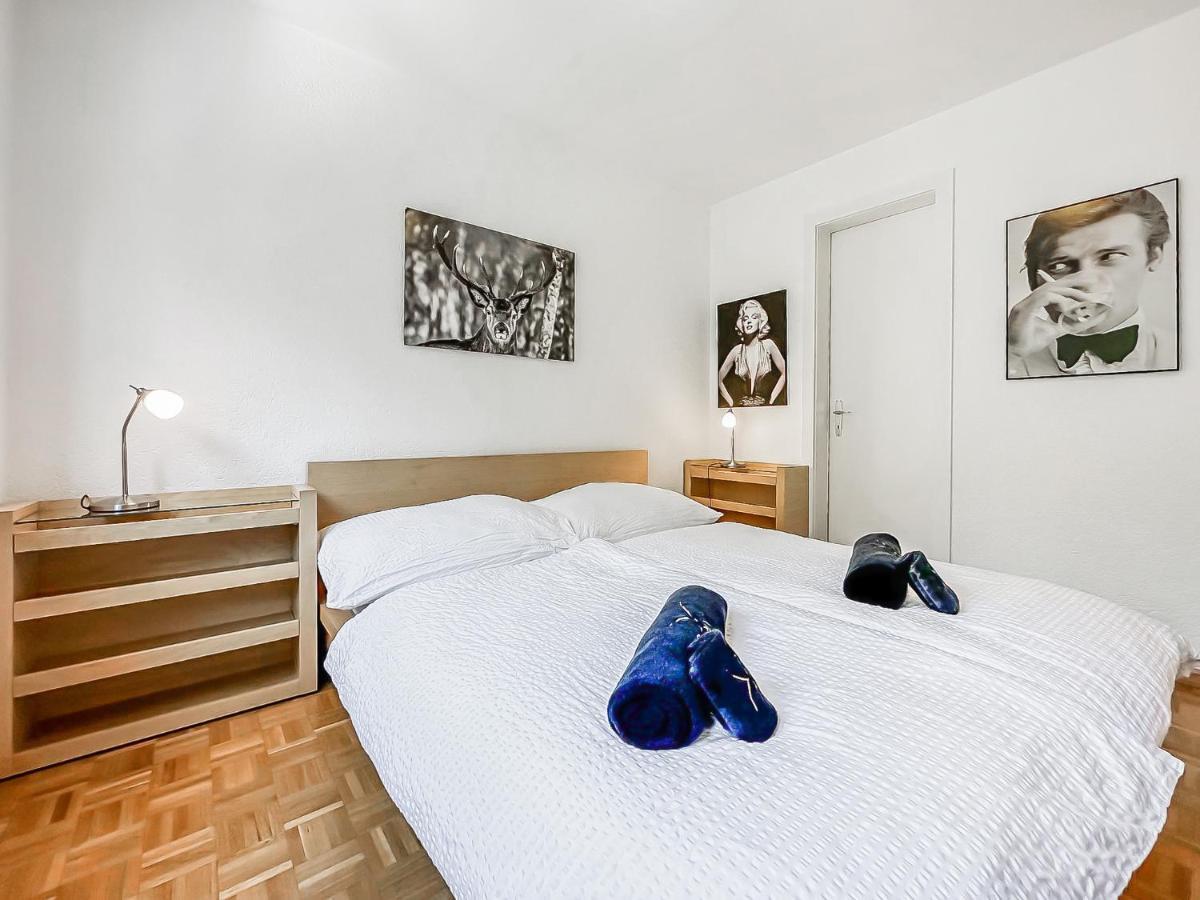 Pied-A-Terre In Crans-Montana, Pool And View - Swiss Alps公寓 外观 照片